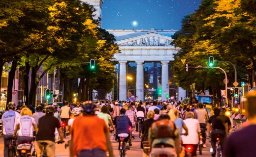 Radlnacht 2016, Radlhaupstadt München, Foto: Jan Kliver