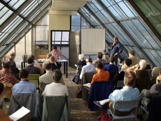 Eine der ersten Gesellschafterversammlungen der Green City Energy