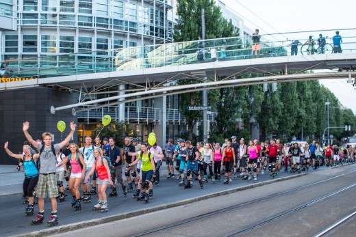 AOK Blade Night, Foto: Green City e.V., Andreas Schebesta