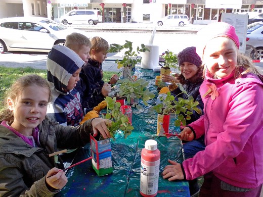 Minigrünpaten, Foto: Silvia Gonzalez