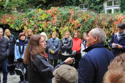 Begrünungsbüro, Doppeldecker-Exkursion, BesucherInnen, Foto: Maria Daniela Pulido Cendales