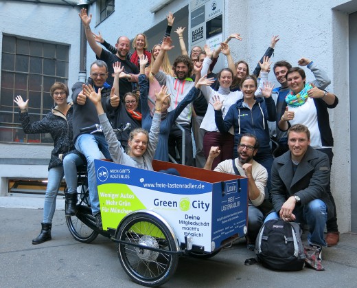 Leih-Lastenrad Louie, Freie Lastenradler, Foto: Green City e.V.