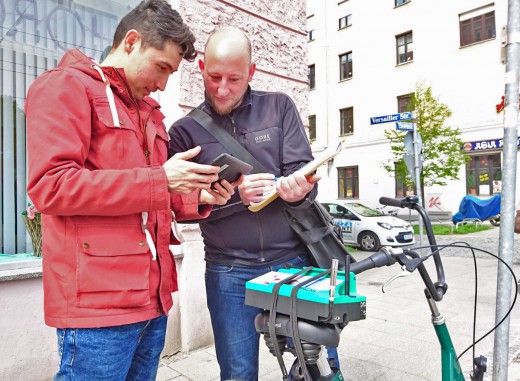 Green City e.V., Feinstaubmessung, #MucOhneMief, Foto: Christian Grundmann
