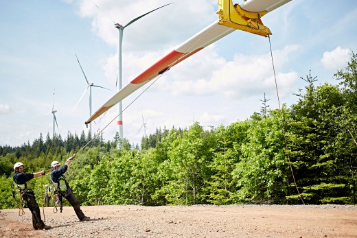 Windrad, Green City Energy, Foto: Roland Geisheimer