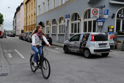 Greencity, Fahrradregeln, Foto: Bernadette Stöckl