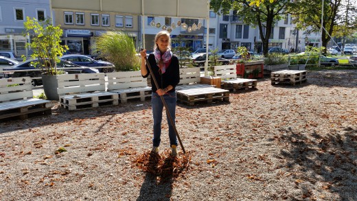 Grünspitz, Laub, 2016, Foto: Michaela Unterbichler