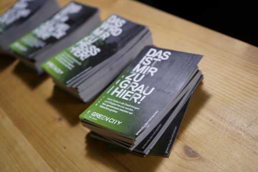 Aufkleber Mitgliederwerbung Green City e.V.