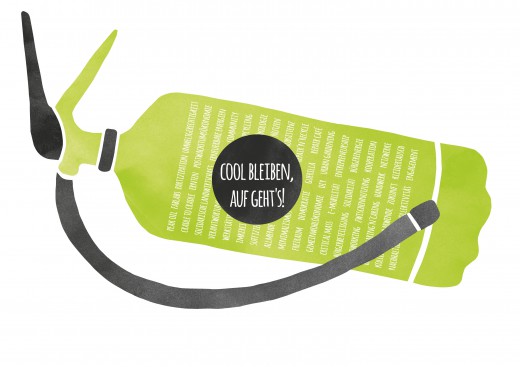 Feuerlöscher, Logo Klimaherbst 2016