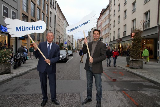 Oberbürgermeister Dieter Reiter in der Sendlinger Straße