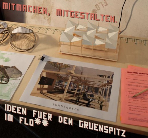 Grünspitz, Flostern