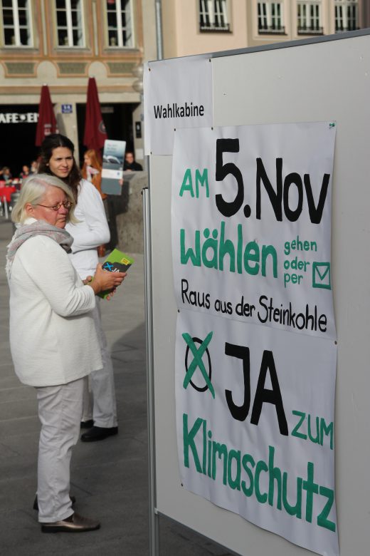 Raus aus der Steinkohle am Marienplatz, Foto: Sebastian Henkes