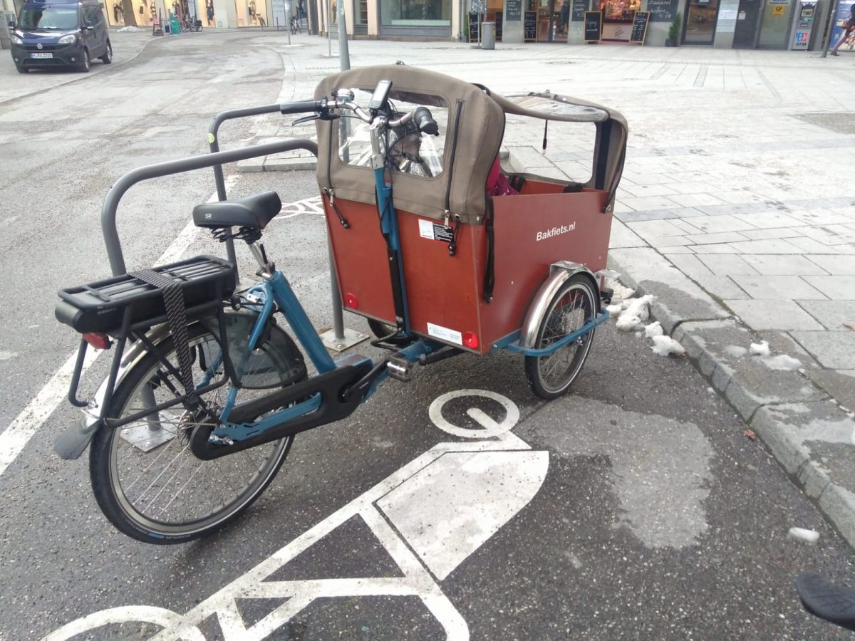 Lastenrad Abstellmöglichkeiten