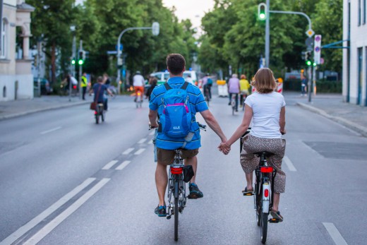 Münchner Radlnacht 2014, Radlhaupstadt München, Foto: Andreas Schebesta