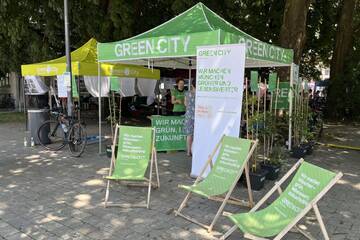 Interaktiver Infostand: Quartiersberatung und Begrünungsbüro auf der Klima.Dult – Dein Projekt für dein Quartier