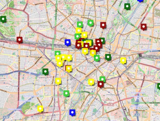 Klimakarte, Abendzeitung